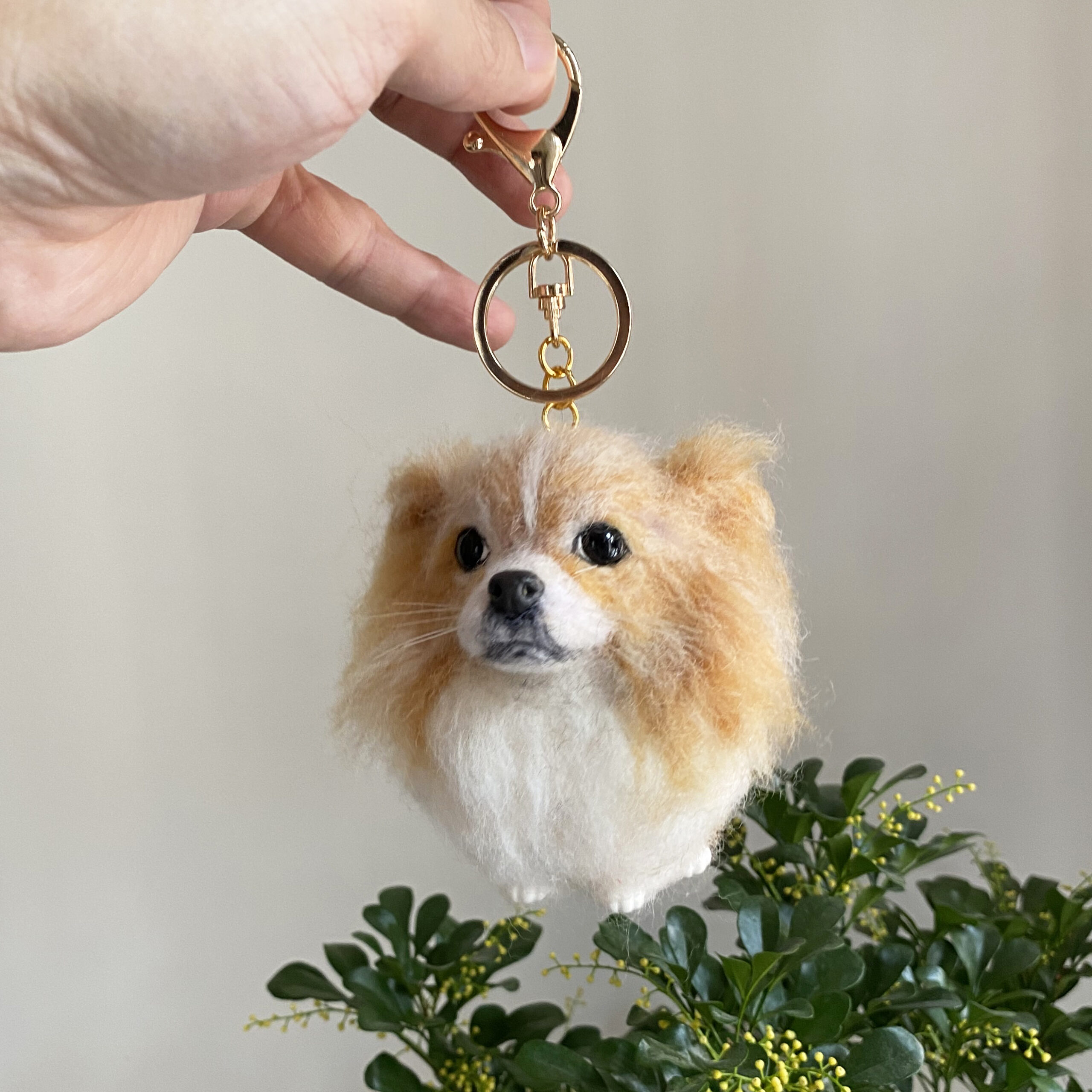 鎖匙扣羊毛氈公仔訂制